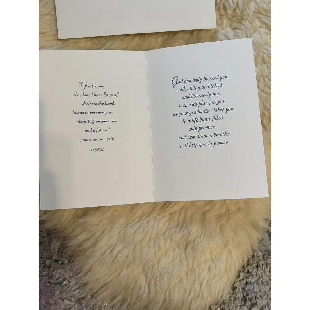 Lot of 4 Greeting Cards Graduation Religious Graduate Halloween 13th Birthday